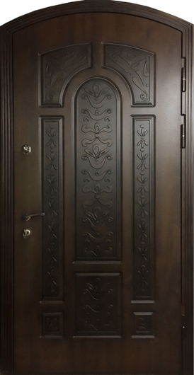Арочная дверь с МДФ