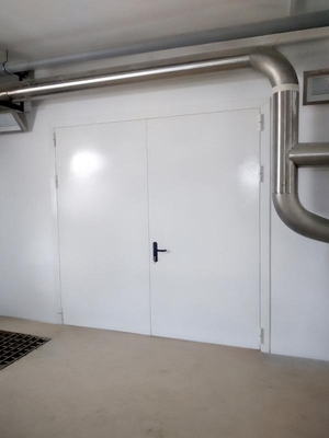 Фото с объекта: монтаж противопожарных ворот EI 60 Фото с объекта: монтаж противопожарных ворот EI 60