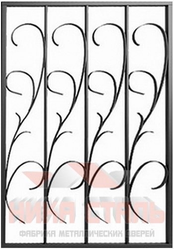 Сварная решетка на окно СР 17 Сварная решетка на окно СР 17