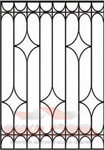 Сварная решетка на окно СР 27 Сварная решетка на окно СР 27